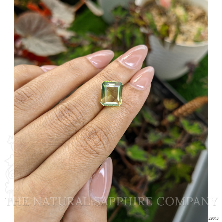 5.93 Ct. Yellowish Green Prasiolite from Brazil