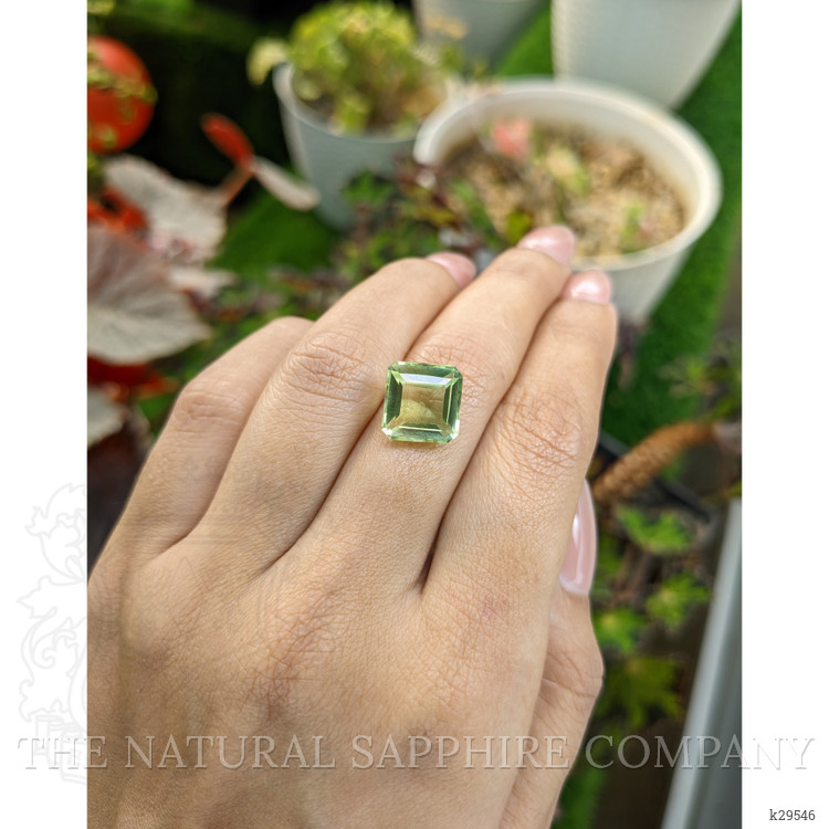 6.03 Ct. Yellowish Green Prasiolite from Brazil