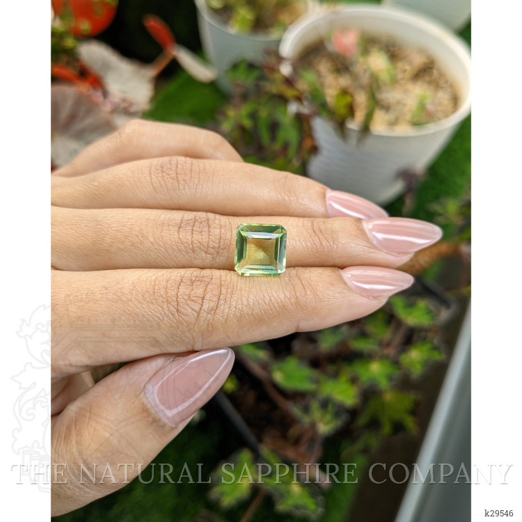 6.03 Ct. Yellowish Green Prasiolite from Brazil