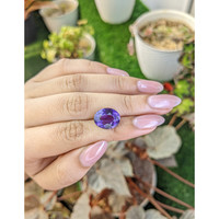 5.97 Ct. Purple Amethyst from Brazil Life Style