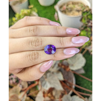 4.70 Ct. Purple Amethyst from Brazil Life Style