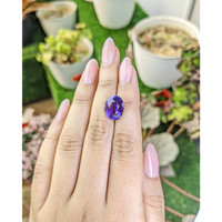 5.68 Ct. Purple Amethyst from Brazil Life Style