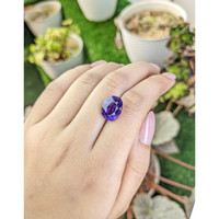 5.68 Ct. Purple Amethyst from Brazil Life Style