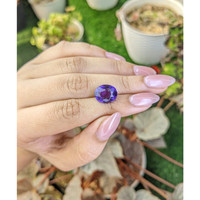 4.87 Ct. Purple Amethyst from Brazil Life Style