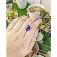 4.87 Ct. Purple Amethyst from Brazil Life Style