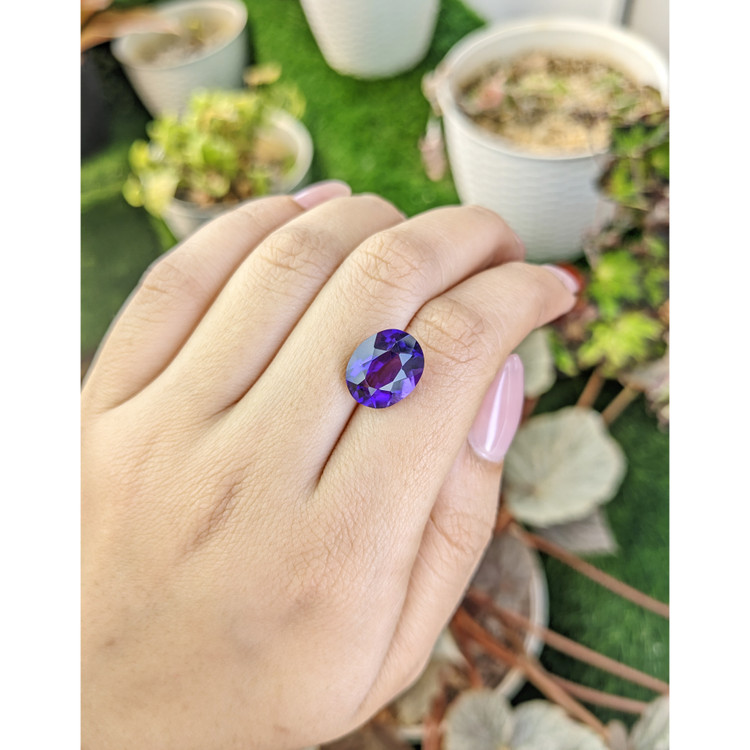 5.93 Ct. Purple Amethyst from Brazil
