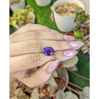 4.89 Ct. Purple Amethyst from Brazil Life Style