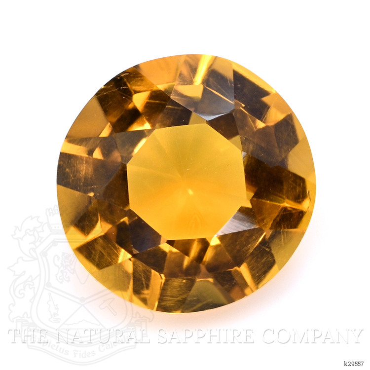 5.33 Ct. Orangish Yellow Citrine from Brazil