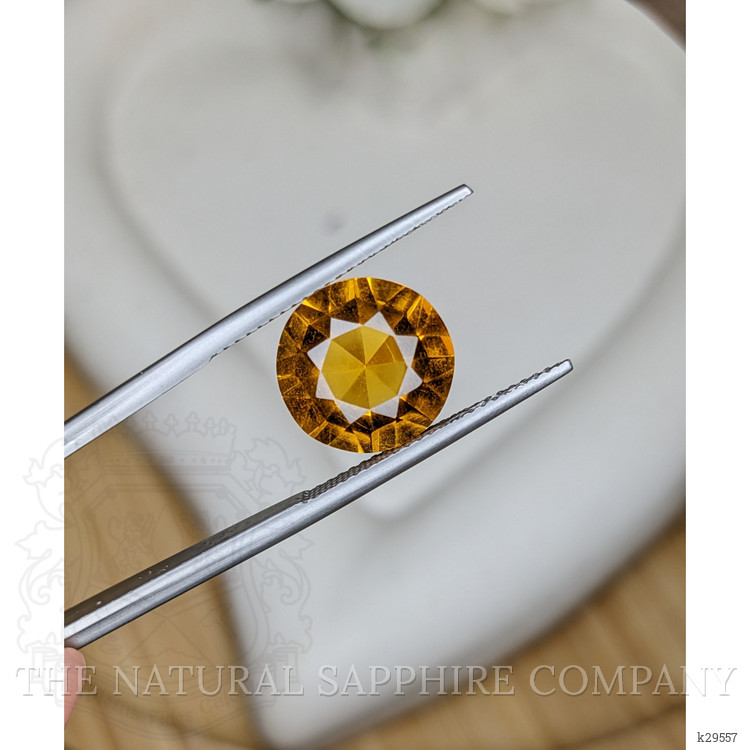 5.33 Ct. Orangish Yellow Citrine from Brazil