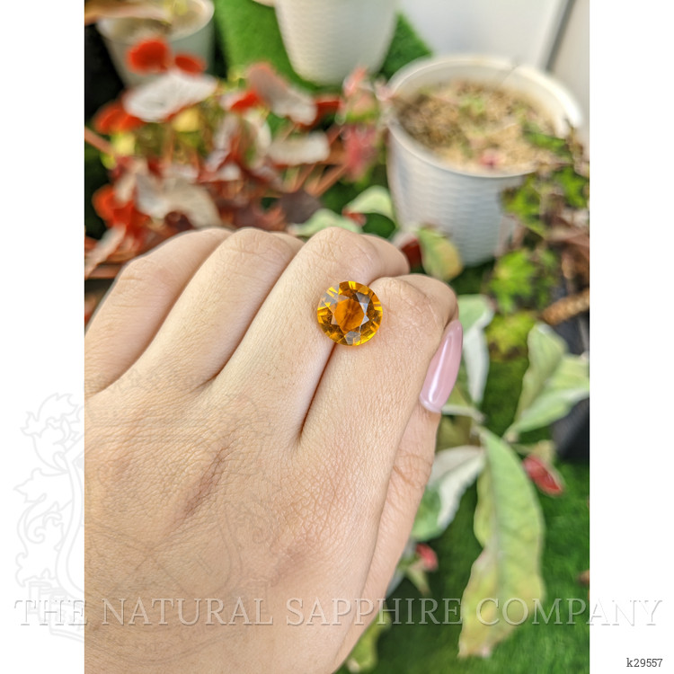 5.33 Ct. Orangish Yellow Citrine from Brazil