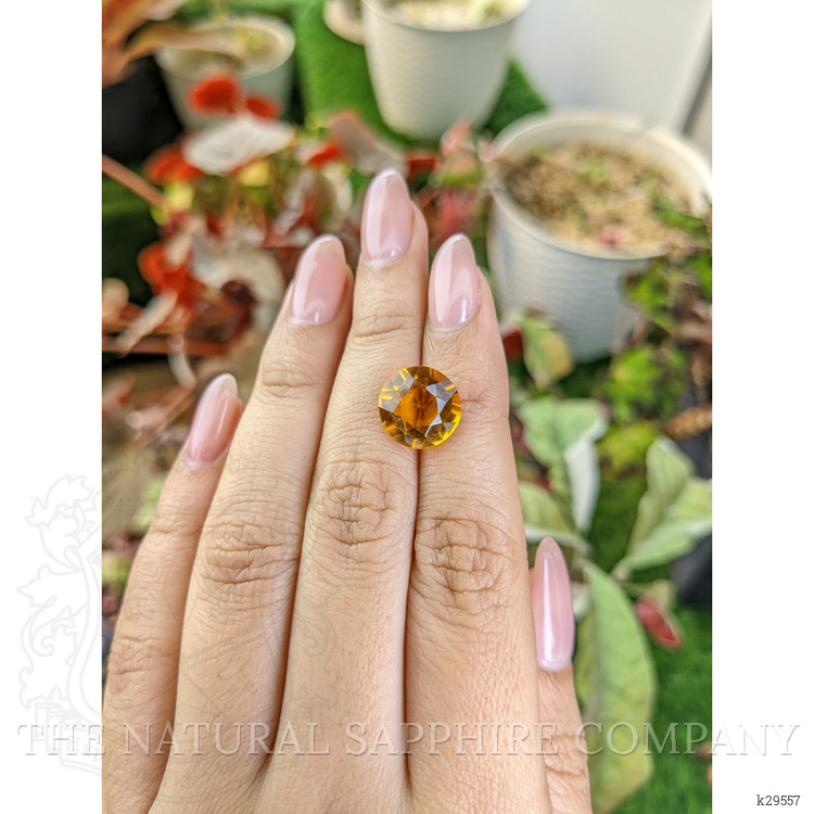 5.33 Ct. Orangish Yellow Citrine from Brazil