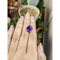 7.09 Ct. Purple Amethyst from Brazil Life Style