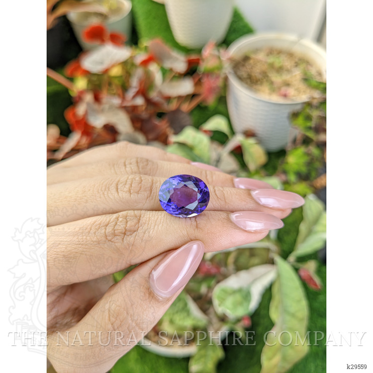 10.91 Ct. Purple Amethyst from Brazil