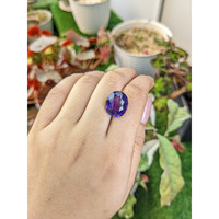10.91 Ct. Purple Amethyst from Brazil Life Style