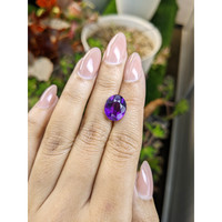5.19 Ct. Purple Amethyst from Brazil Life Style