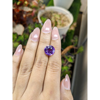 6.08 Ct. Purple Amethyst from Brazil Life Style
