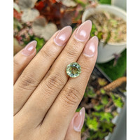 4.15 Ct. Yellowish Green Prasiolite from Brazil Life Style