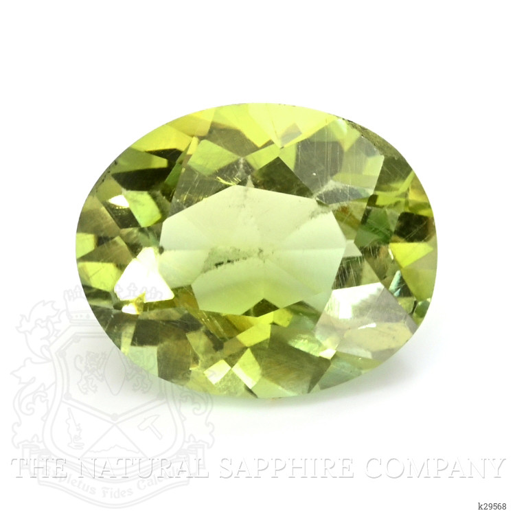 6.49 Ct. Yellowish Green Prasiolite from Brazil
