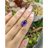 5.37 Ct. Purple Amethyst from Brazil Life Style
