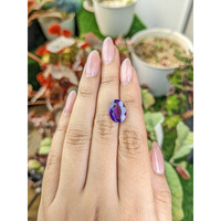 4.24 Ct. Purple Amethyst from Brazil Life Style