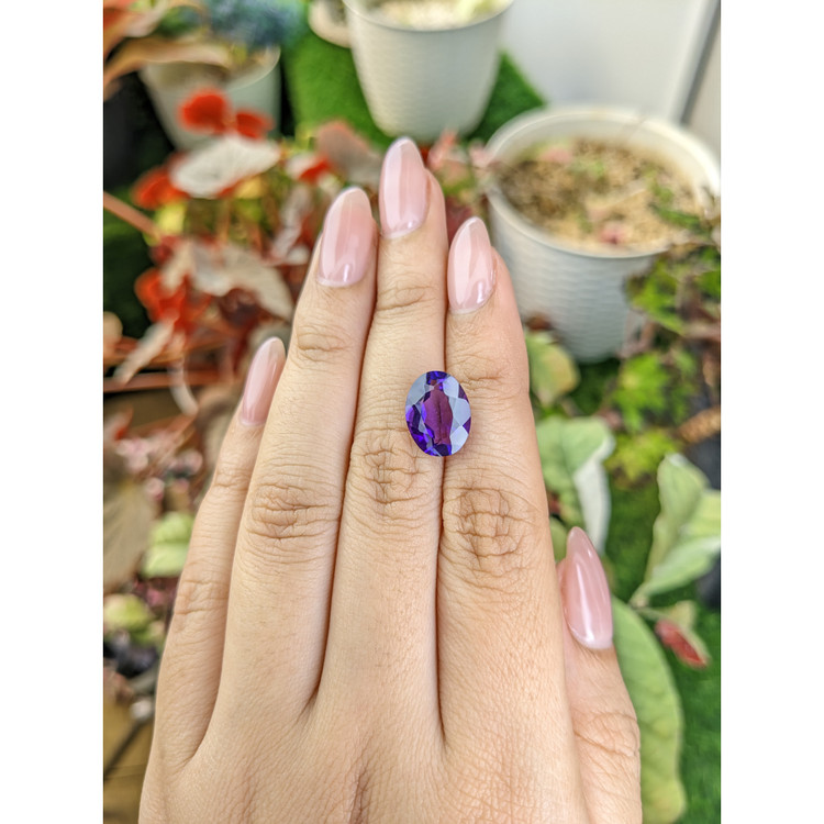 4.24 Ct. Purple Amethyst from Brazil