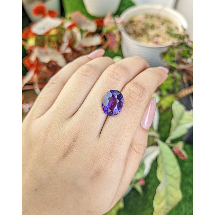 6.55 Ct. Purple Amethyst from Brazil