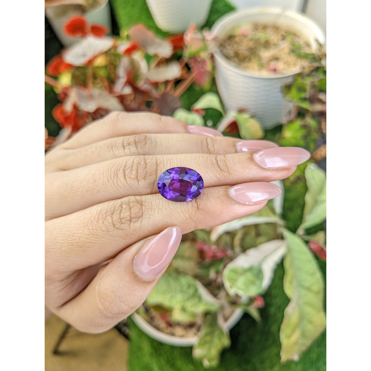 6.55 Ct. Purple Amethyst from Brazil