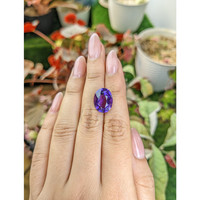 6.55 Ct. Purple Amethyst from Brazil Life Style