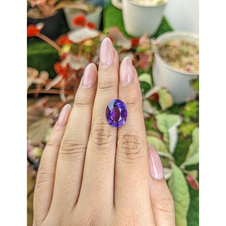 6.55 Ct. Purple Amethyst from Brazil