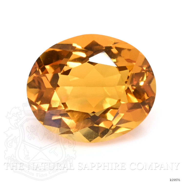 4.76 Ct. Orangish Yellow Citrine from Brazil