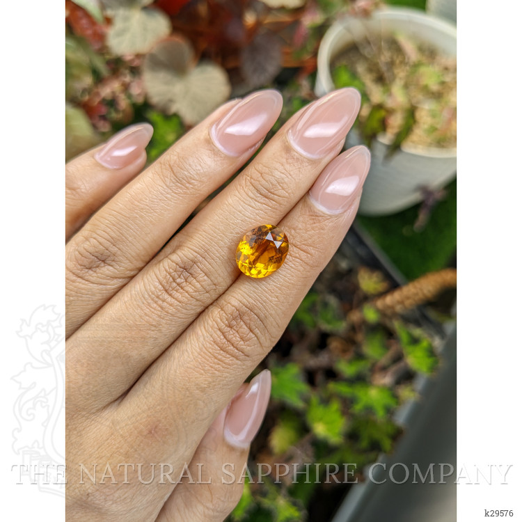 4.76 Ct. Orangish Yellow Citrine from Brazil