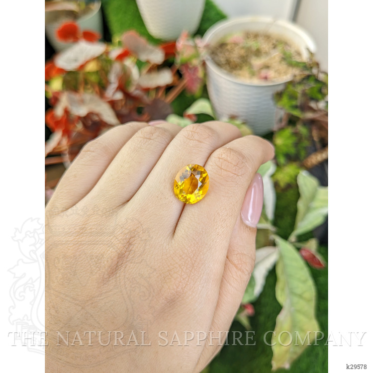 6.08 Ct. Yellow Citrine from Brazil