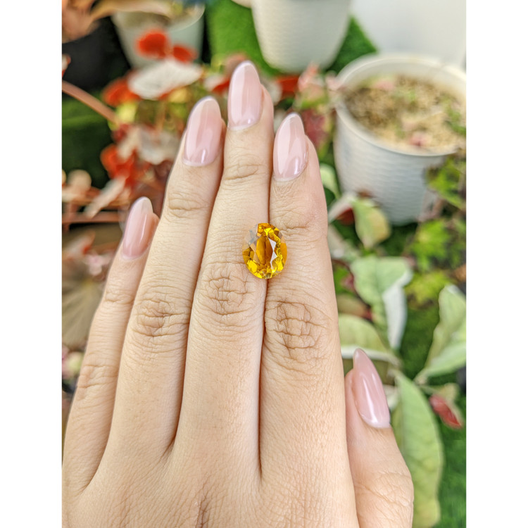 4.22 Ct. Yellow Citrine from Brazil
