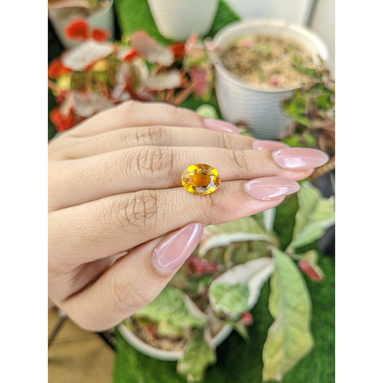4.22 Ct. Yellow Citrine from Brazil