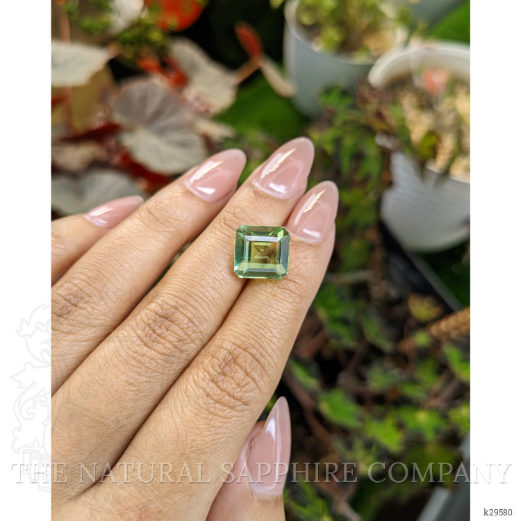 6.75 Ct. Yellowish Green Prasiolite from Brazil