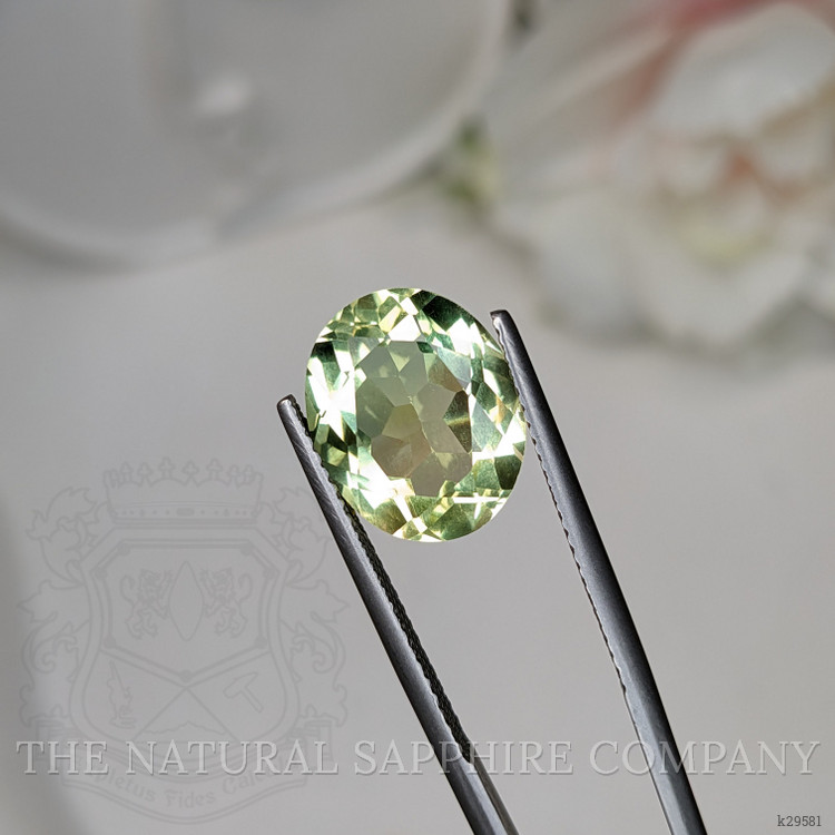 5.35 Ct. Yellowish Green Prasiolite from Brazil