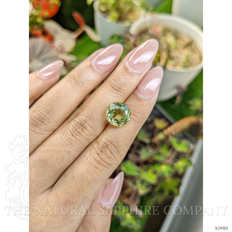 5.56 Ct. Yellowish Green Prasiolite from Brazil