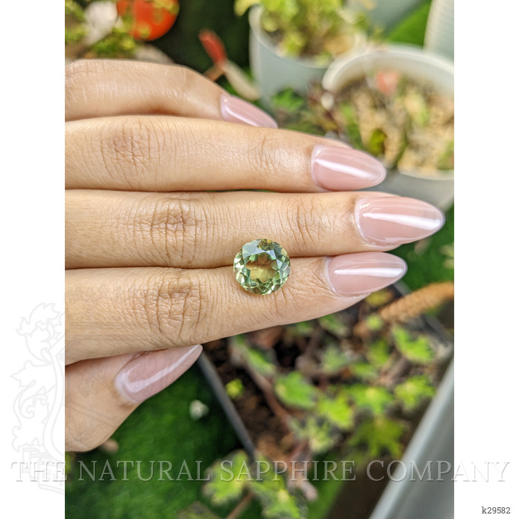 5.56 Ct. Yellowish Green Prasiolite from Brazil