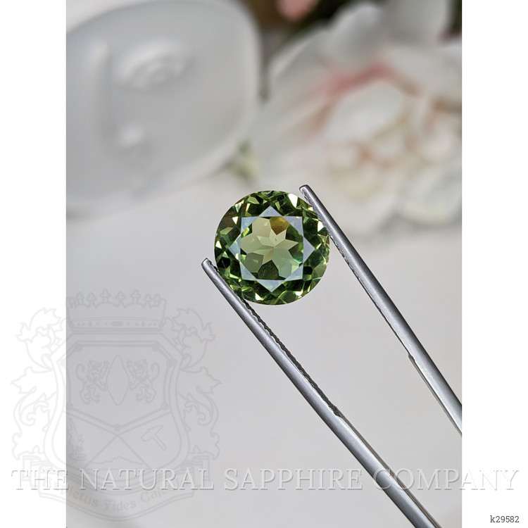5.56 Ct. Yellowish Green Prasiolite from Brazil