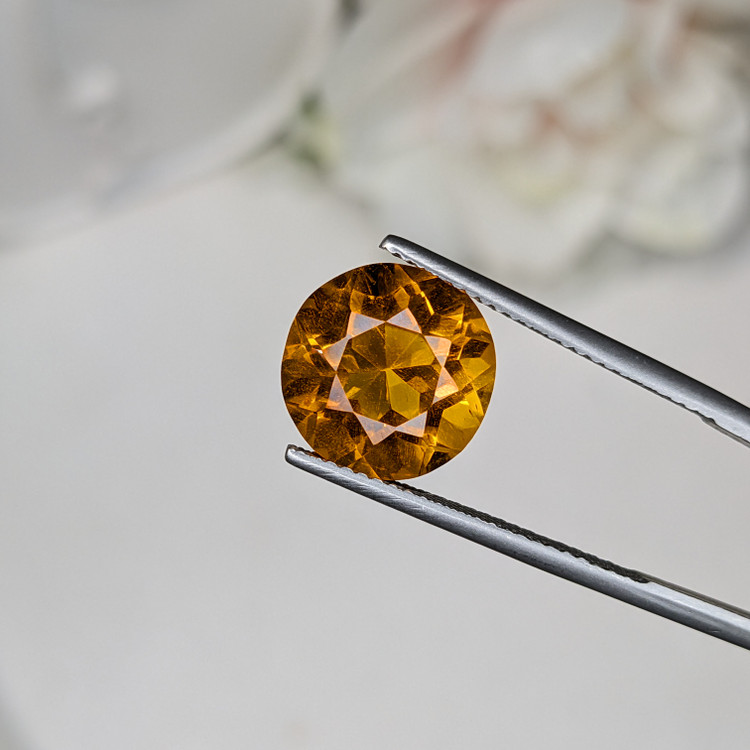 5.59 Ct. Orangish Yellow Citrine from Brazil