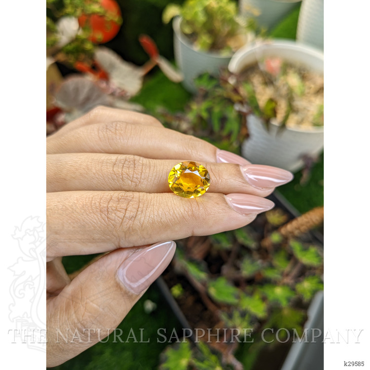 5.97 Ct. Yellow Citrine from Brazil
