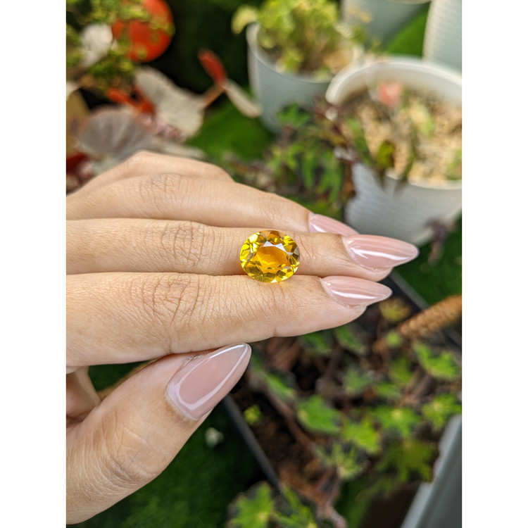 5.97 Ct. Yellow Citrine from Brazil
