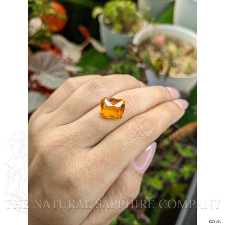 7.28 Ct. Orangish Yellow Citrine from Brazil