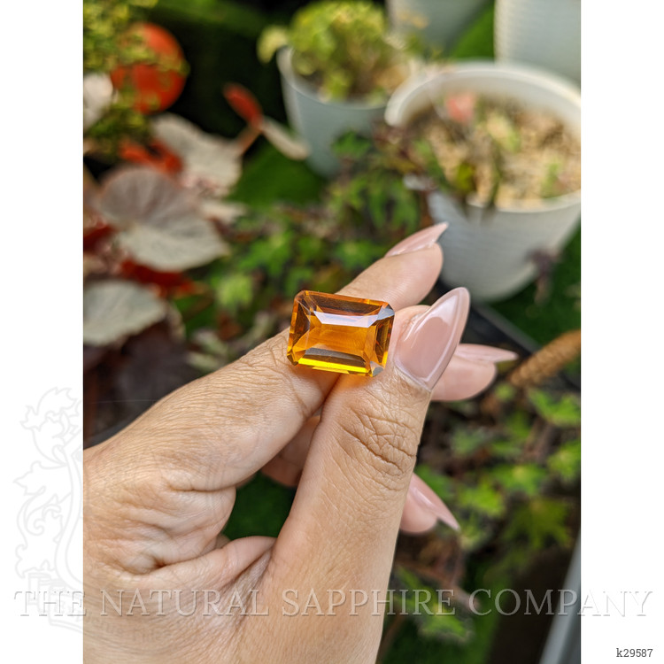 13.30 Ct. Yellowish Orange Citrine from Brazil