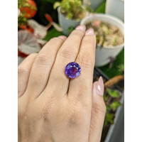 6.57 Ct. Purple Amethyst from Brazil Life Style