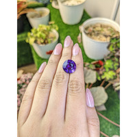 8.36 Ct. Purple Amethyst from Brazil Life Style