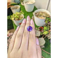 6.76 Ct. Purple Amethyst from Brazil Life Style
