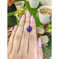 5.92 Ct. Purple Amethyst from Brazil Life Style