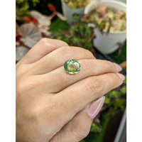 5.33 Ct. Green Prasiolite from Brazil Life Style