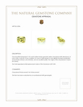 1.03 Ct. Chrysoberyl from Ceylon (Sri Lanka) Appraisal